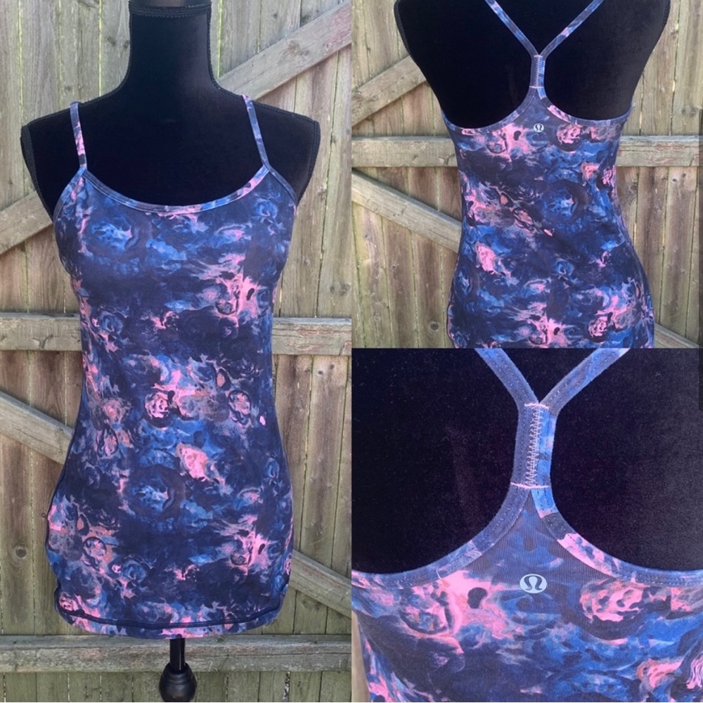 Lululemon athletic stretch athletic spaghetti strap tank tunic M